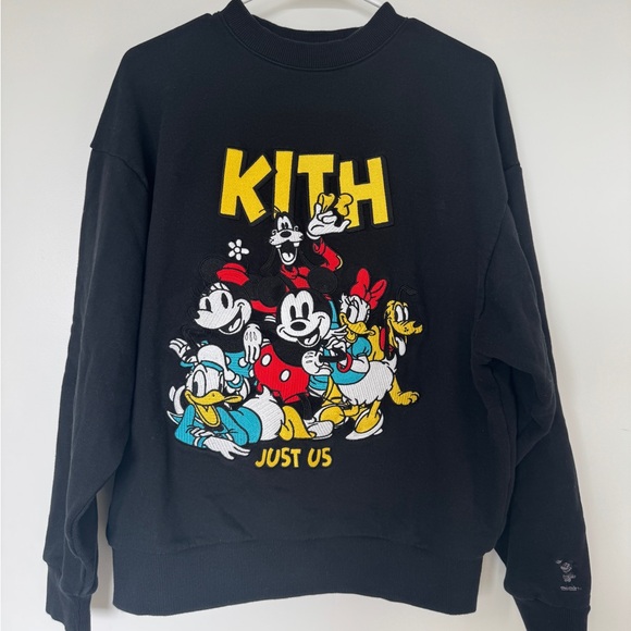 Disney | Kith for Mickey & Friends Forever Vintage Crewneck - Black - Picture 2 of 5